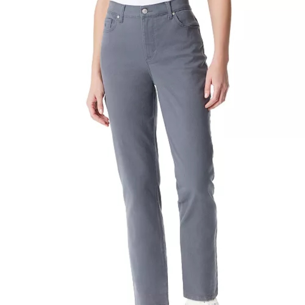 Brody Jeans gray High Rise Straight Leg Jeans